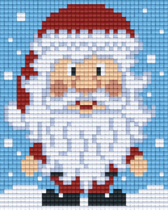 Santa Clause One [1] Baseplate PixelHobby Mini-mosaic Art Kits